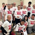 Activists tell Congress to stop applying unilateral coercive measures and lift the blockade on Cuba. Photo: Jill Clark-Gollub.