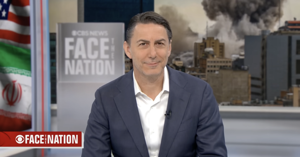 Amos Hochstein, a senior U.S. diplomat and energy security expert, during an appearance on the CBS News program "Face the Nation". Photo: Caitlin Johnstone.