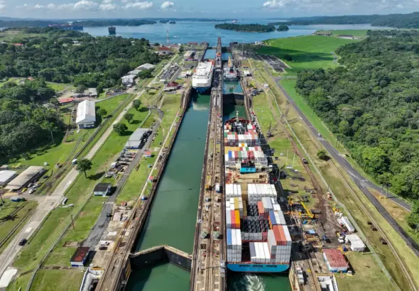 The Panama Canal. Photo: La Nacion/Zuma Press/ContactoPhoto.