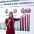 Mexican president Claudia Sheinbaum highlighting her plan to create more than 9,000 hospital beds during her term in office. Photo: Mexican Presidency.