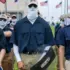 Members of the far-right Patriot Front group march in Washington DC on 13 May 2023.. Photograph: Nathan Posner/Shutterstock/file photo.