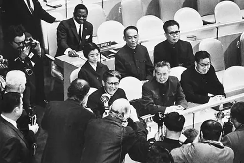 On October 25, 1971, the 26th session of the United Nations General Assembly adopted a resolution restoring all the lawful rights of the People’s Republic of China at the United Nations. Photo: File photo.