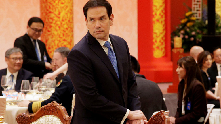 US Secretary of State Marco Rubio attends a state banquet hosted by Chinese President Xi Jinping at the Great Hall of the People on May 14, 2026, in Beijing, China. Photo: Getty Images.