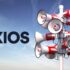 Axios logo with a number of loudspeakers, indicating the outlet's role as a mouthpiece for the US intelligence apparatus. Photo: Cubadebate.