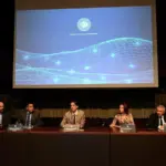 Luis Alberto Pérez González, the acting president of the Central Bank of Venezuela, during a press conference on Friday, April 24, 2026. Photo: Central Bank of Venezuela.