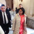 Venezuelan Vice President Delcy Rodríguez arriving at the headquarters of the International Court of Justice, accompanied by Venezuelan Ambassador to the United Nations Samuel Moncada, in The Hague, Netherlands, on Monday, April 8, 2024. Photo: Venezuelan Vice-presidency Office/file hoto.