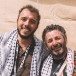 Thiago Ávila and Saif Abukeshek. Photo: Global Sumud Flotilla.