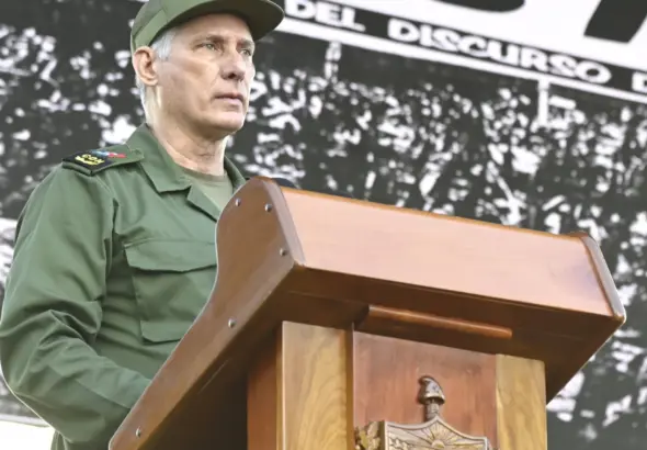 Miguel Díaz-Canel Bermúdez First Secretary of the Central Committee of the Communist Party of Cuba and the President of the Republic of Cuba. Photo: X.