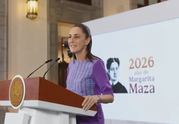 Mexican President Claudia Sheinbaum. X/@ActualidadRT.