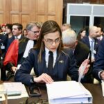 Venezuela's Attorney General Arianny Seijó providing evidence to ICJ. Photo: LaIguanaTV.