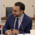 The man in the image is Nick Stewart, a former pro-Israel lobbyist and current hardline advisor on Iran policy. Photo: The Grayzone/File photo.