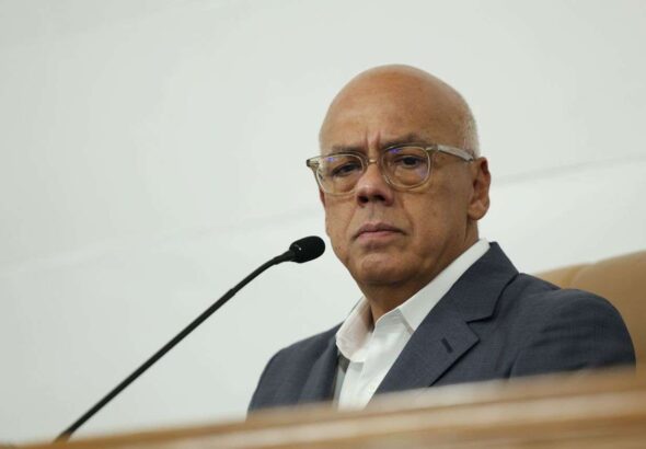 Deputy Jorge Rodríguez, president of the National Assembly. Photo: Wilmer Errades.