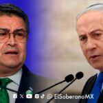 Juan Orlando Hernández and Benjamin Netanyahu. Photo: El Soberano.
