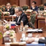 Iranian Foreign Minister Abbas Araghchi addresses the meeting of the foreign ministers of the BRICS member states in New Delhi, India, on May 14, 2026. Photo: Iranian Foreign Ministry.