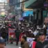 Featured image: Bolivian strikers and workers march through La Paz. Photo: EFE.