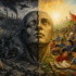Illustration depicting capitalism (left) and socialism (right). Photo: AI-generated image.