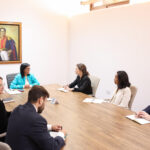 Venezuelan Acting President Delcy Rodríguez at a meeting with a Word Bank delegation at Miraflores Palace, Caracas, May 15, 2026. Photo: Presidential Press.