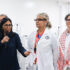 Venezuelan VP for Science and Technology, Health, and Ecosocialism, Isabel Iturria and Acting President Delcy Rodíguez during a recent visit to a hospital. Photo: Venezuelan Presidential Press/file photo.