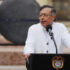 President of Colombia Gustavo Petro speaks after casting his vote during the presidential election on May 31, 2026 in Bogota, Colombia. Photo: Andres Rot/Getty Images.
