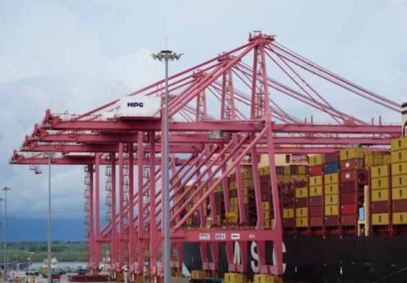 Sri Lanka’s Hambantota port. Photo: Socialist China.