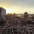 A partial view of the massive destruction caused in La Guaira state, Venezuela, by the June 24 double earthquakes. Photo: The New York Times.
