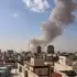 Smoke rises on the skyline after an explosion in Tehran, Iran, Saturday, Feb. 28, 2026. Photo: AP