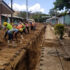 Construction in Nicaragua to build sewage pipes, one of many projects going forward despite U.S. economic warfare. Photo: File photo.