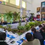 The National Assembly held a meeting with embassies and international organizations accredited in Nicaragua to discuss a proposed partial reform of the Political Constitution. Photo: Ramy Novoa.