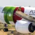 The image shows a TAP Air Portugal plane. Photo: X/@Gate7aviation.