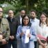 Venezuelan Acting President Delcy Rodriguez alongside members of her cabinet while announcing a new set of economic measures to support those affected by the double earthquake that struck north-central Venezuela on June 24. Photo: Venezuelan Presidential Press.