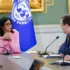 Venezuela’s Acting President Delcy Rodriguez met this Wednesday in Caracas with an International Monetary Fund. Photo: Venezuelan Presidential Press.