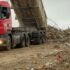 Truck unloading earthquake debris in La Guaira state, Venezuela. Photo: Telesur.