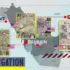 Photo composition highlighting US military facilities in the Persian Gulf. Photo: PressTV.