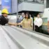 Acting President Delcy Rodríguez shakes hands with a worker at a factory visit. Photo: Venezuelan Presidential Press.