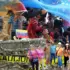 Montage of Venezuelan community amidst the earthquake disaster. Photo: Tamayba Lara/RAÍCES.