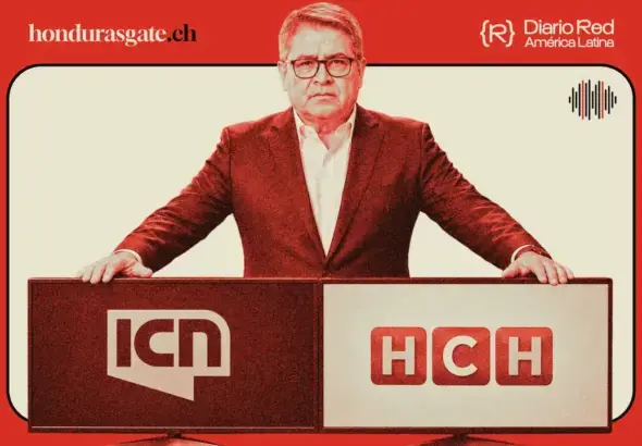 Juan Orlando Hernández, the ex-president at the heart of Honduras' corrupt, US-backed right-wing regimes. Photo: Diario Red.