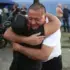 Arturo Sairias embraces a family member after being released from the Rodeo 1 prison in Guatire, Venezuela, June 14, 2026. Photo: Ronald Peña R/EFE.