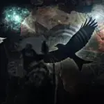 The silhouette of a bird flies over the African continent that is under vigilance of several eyes, indicating US psyop in Africa. Illustration: Batoul Chamas/Al Mayadeen English.
