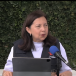 Caracas Mayor Carmen Meléndez speaks on her radio program Habla Caracas. Photo: Habla Caracas/screenshot.