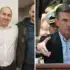 Fernando Cerimedo (left), political advisor to Bolivian President Rodrigo Paz (right), accused of attempted femicide of his ex-partner. Photo: Chequeado.