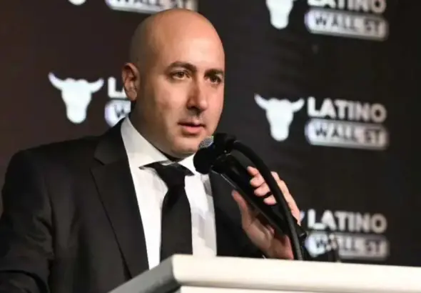 Argentinian far-right political strategist Fernando Cerimedo. File photo.