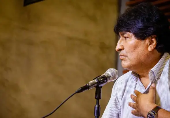 Former Bolivian President Evo Morales. Photo: Paula Acunzo/Zuma Press/Europa Press.