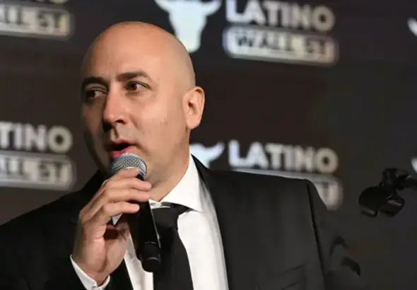 Argentine political strategist Fernando Cerimedo. Photo: X/ @business.