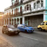 This image shows a street in Havana, Cuba. Photo: X/@cubadebatecu.