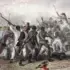 “Attack and Capture of the Crête-à-Pierrot,” an 1839 engraving by Auguste Raffet, depicting a major battle of the Haitian Revolution.