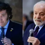 Argentinian President Javier Milei (left) and Brazilian President Luiz Inácio Lula da Silva (right). File photo.