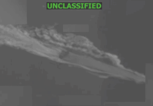 Screenshot showing the low-profile boat struck by the US Southern Command in the Eastern Pacific on August 23, 2026. Photo: US Southern Command.
