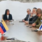 Israeli officials and NGO representatives meet with Venezuelan authorities in Caracas following the June 2026 earthquake. Photo: Venezuelanalysis.