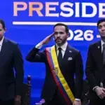 Abelardo de la Espriella is sworn in as president of Colombia in Cali, Colombia, in early August. Photo: nbcnews.com.