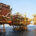 Indian national oil company ONGC's offshore oil rigs. File photo.